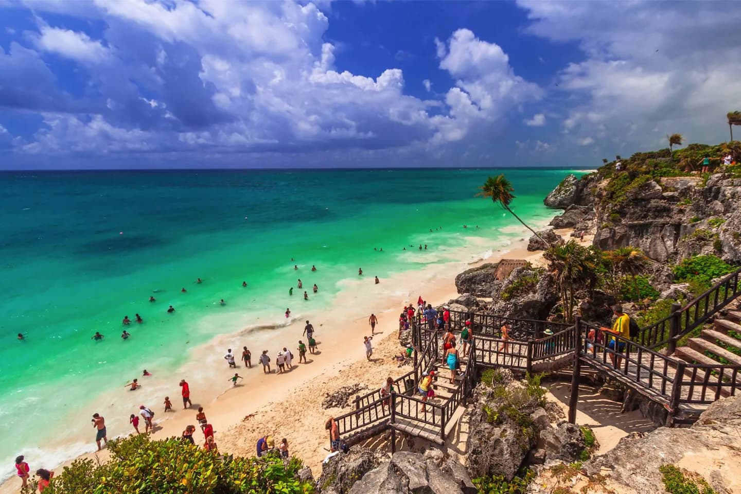 Sich an der Riviera Maya bewegen · 2
