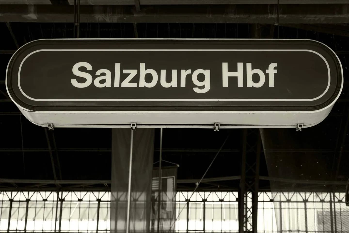 Arriving in Salzburg by train · 2