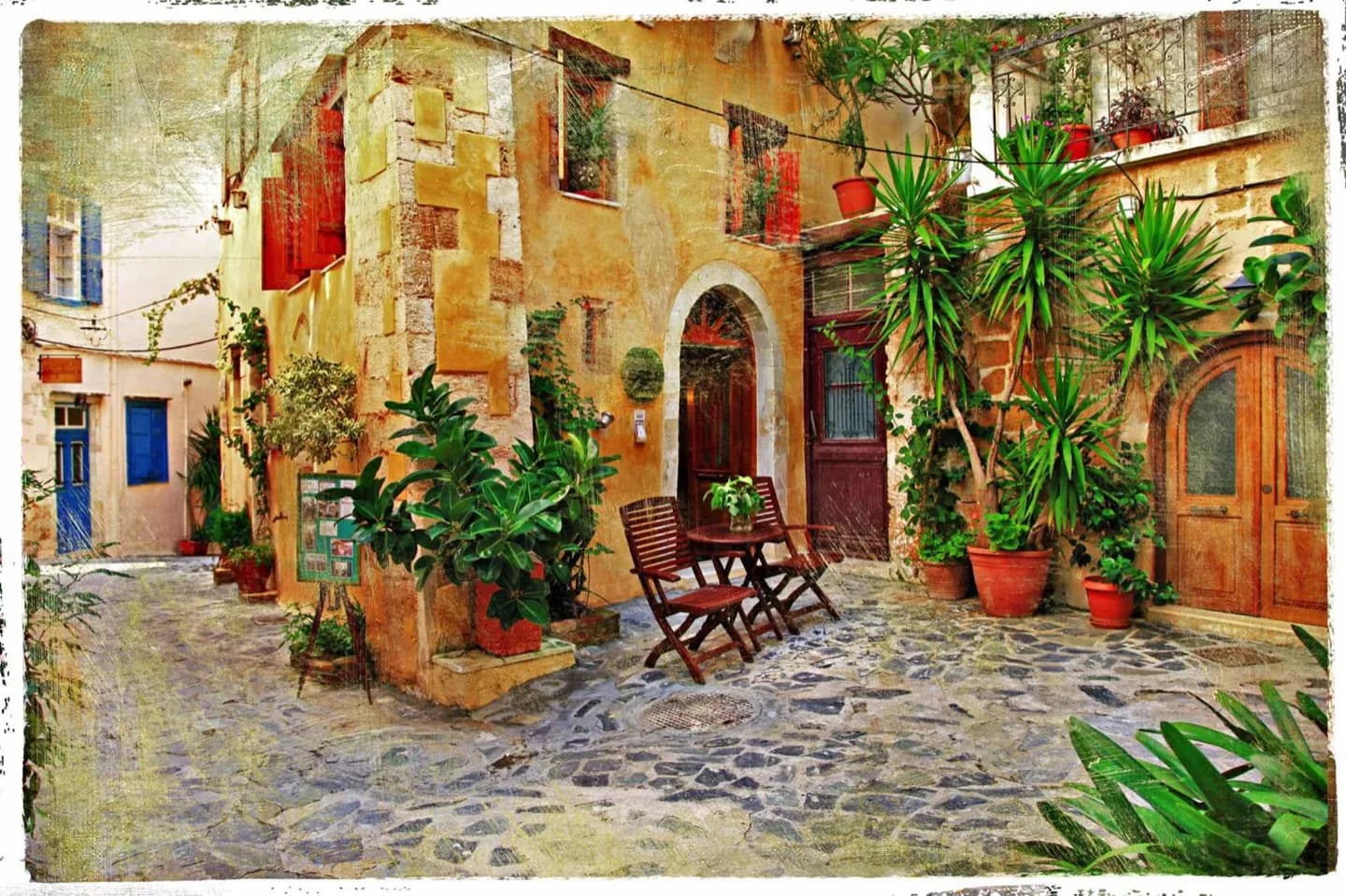 Chania sulla costa settentrionale di Creta
