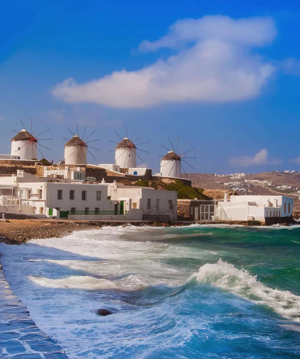 Auswahl eines Mykonos-Strandes
