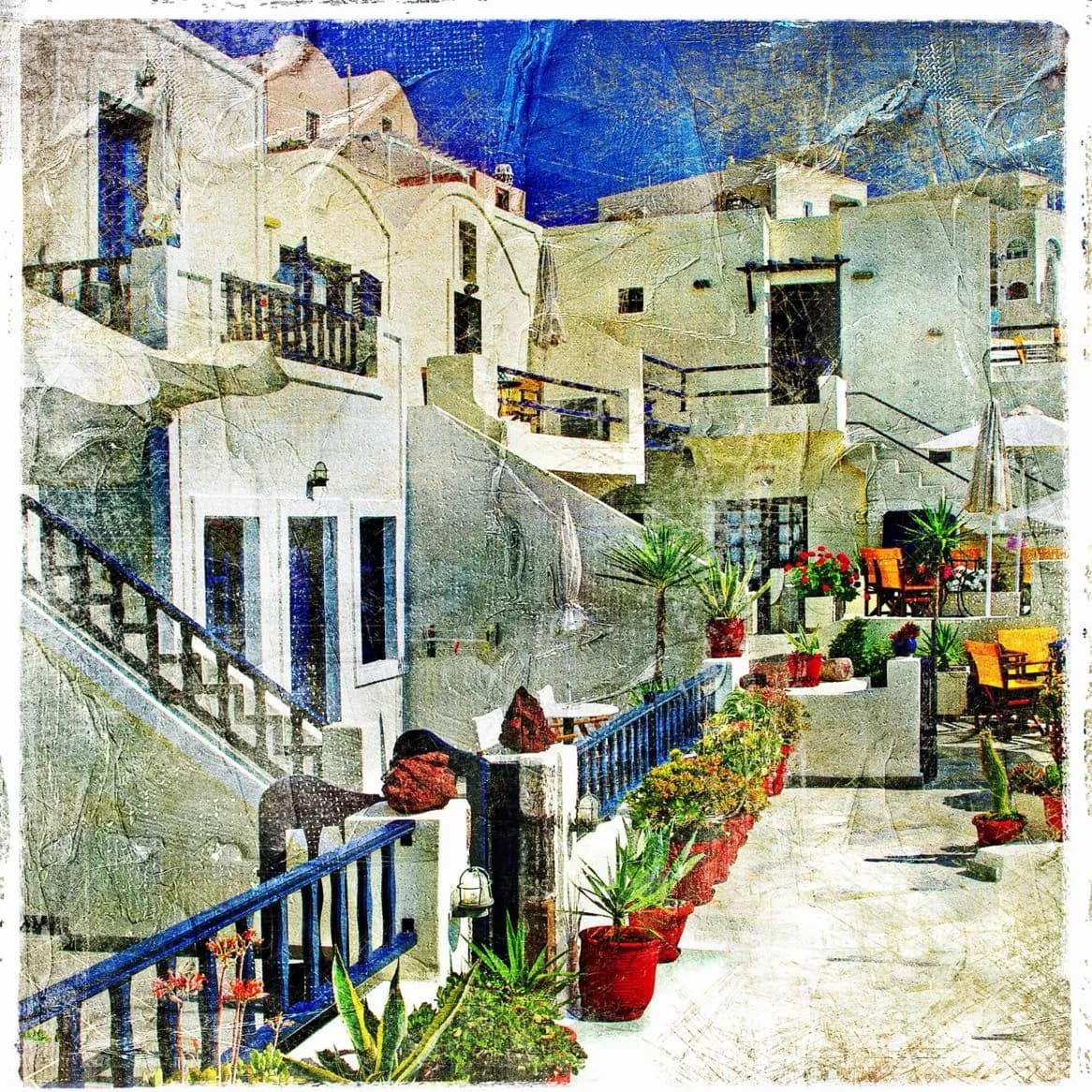 La historia de la Edad del Bronce de Santorini