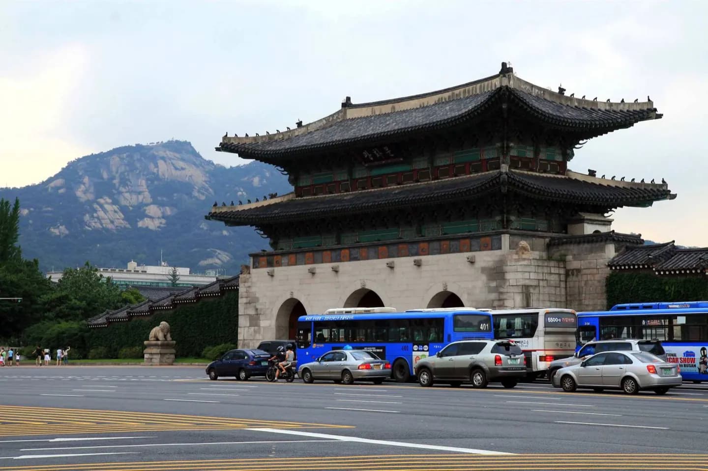 乘坐首尔公交车