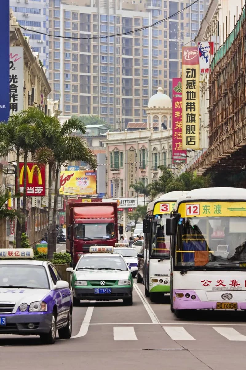 Busse In Shanghai Benutzen