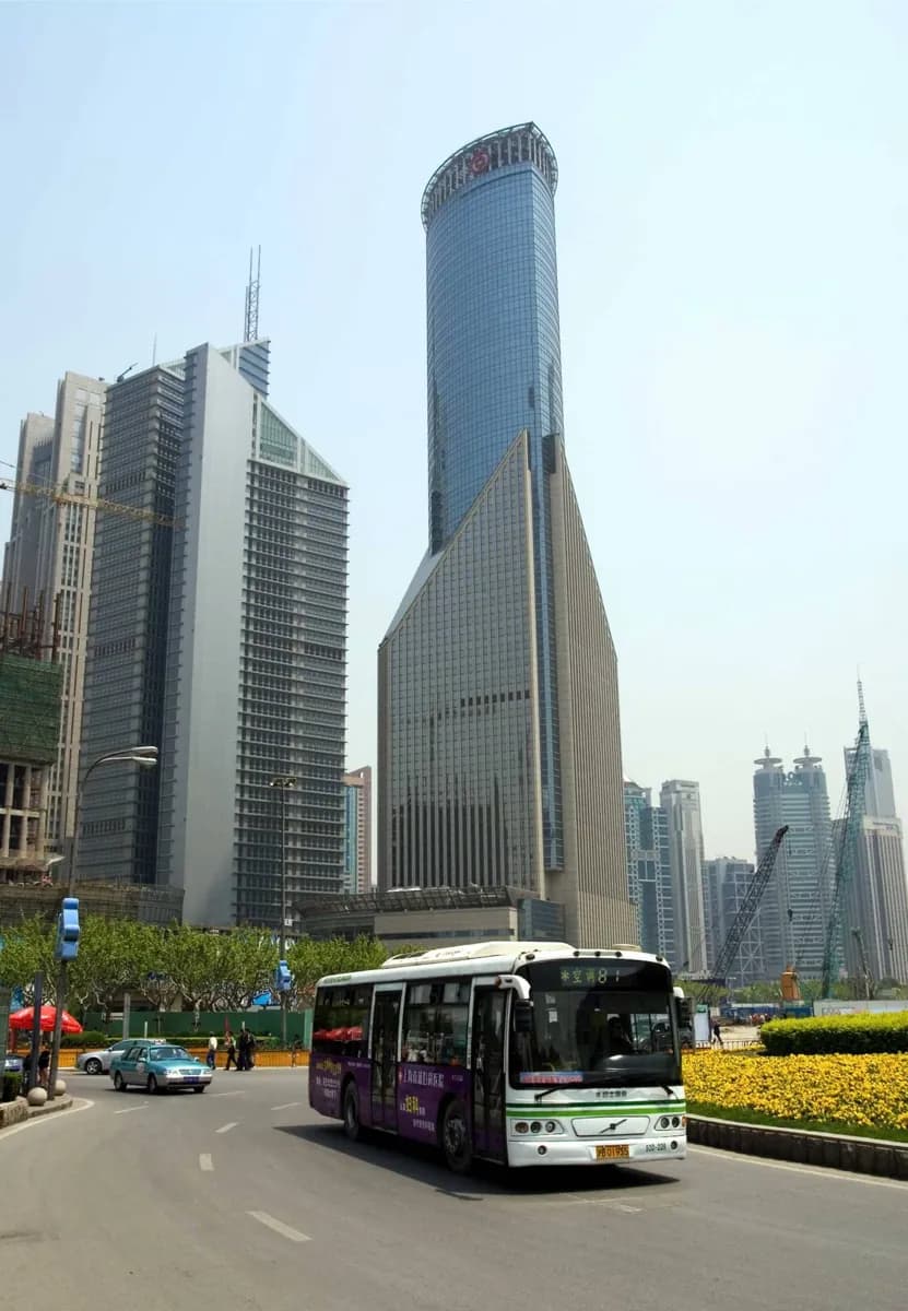 Busse In Shanghai Benutzen · 2