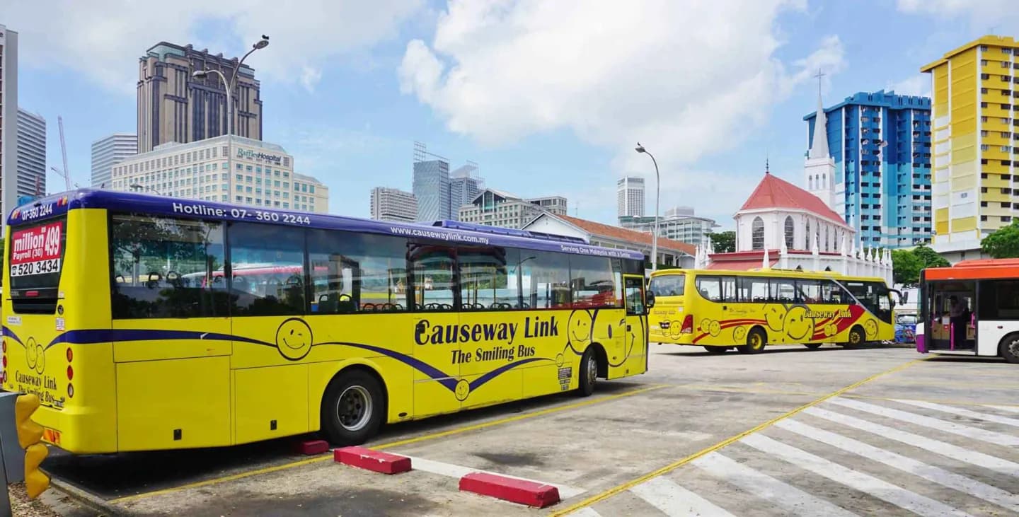 Anreise aus Malaysia mit dem Bus oder Taxi