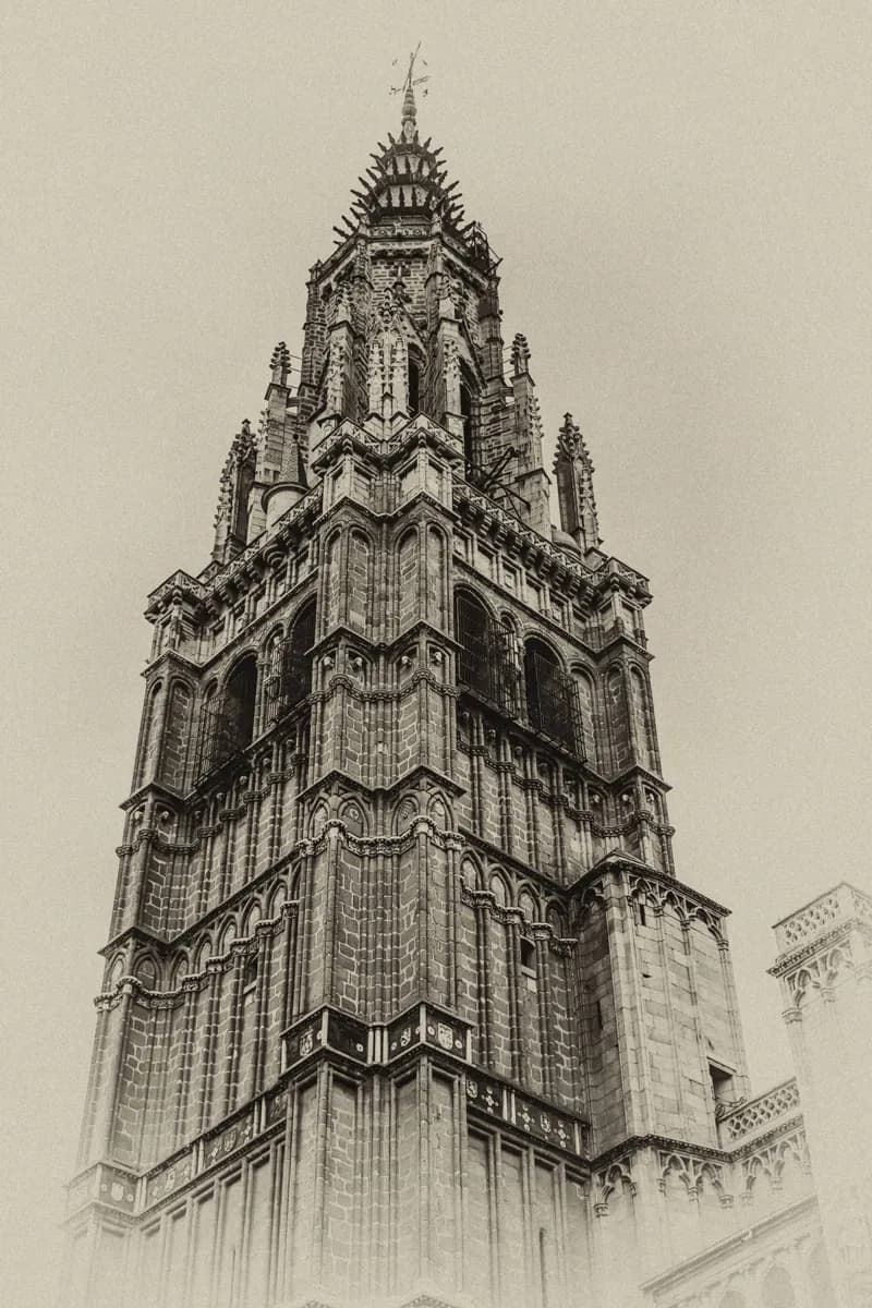 Vorher und Nachher Kathedrale von Toledo · 2