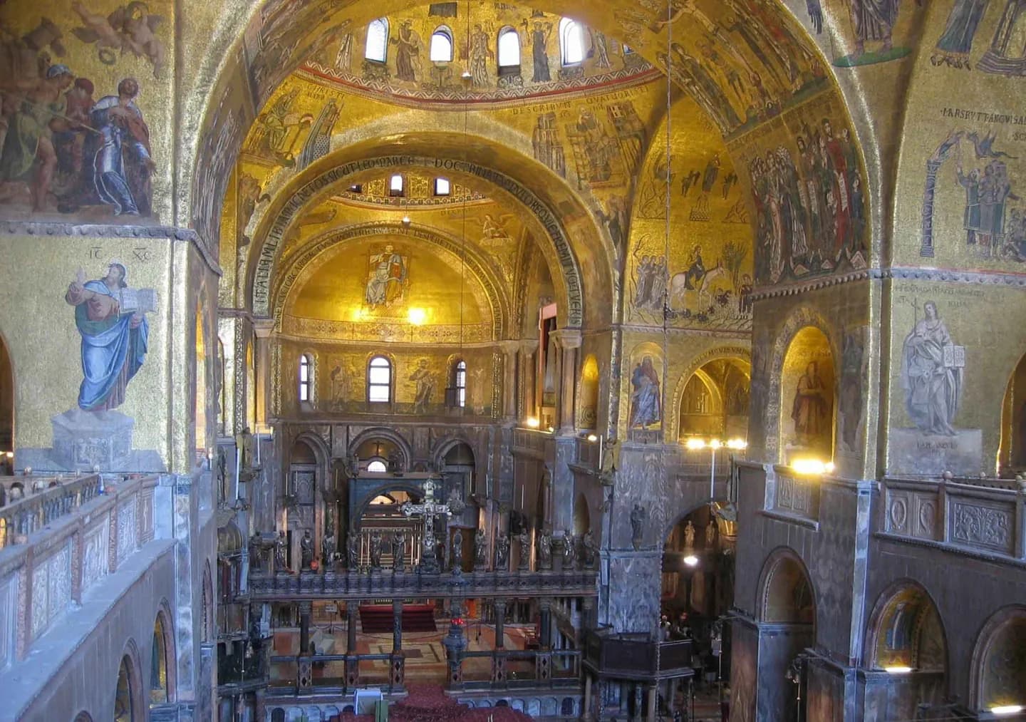 Inside St Mark’s Basilica · 2