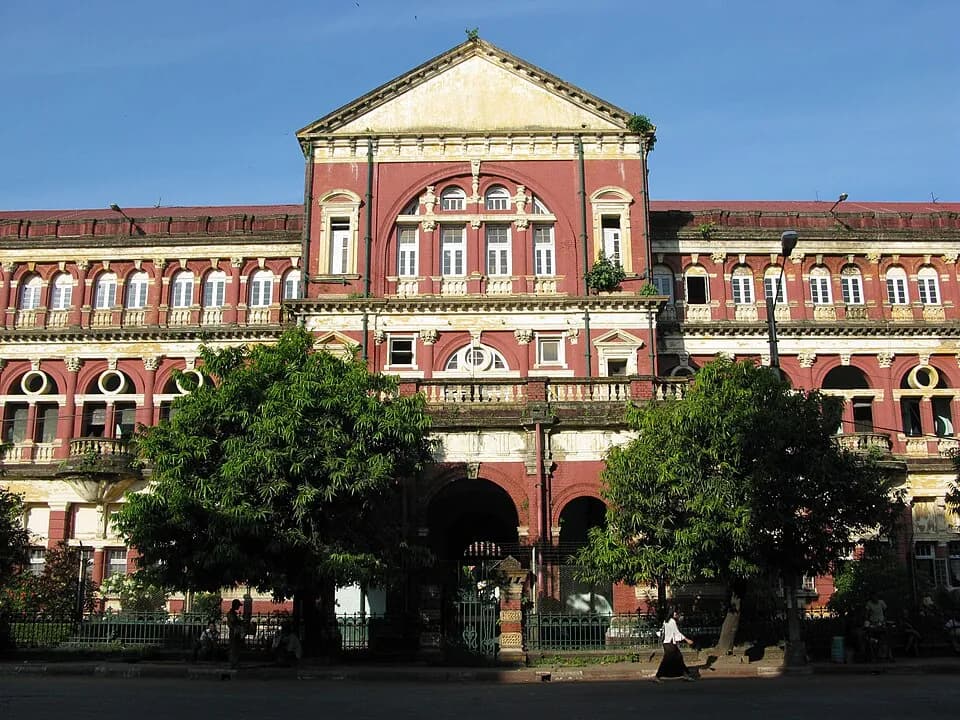 Edifício Histórico do Tribunal Superior, Yangon