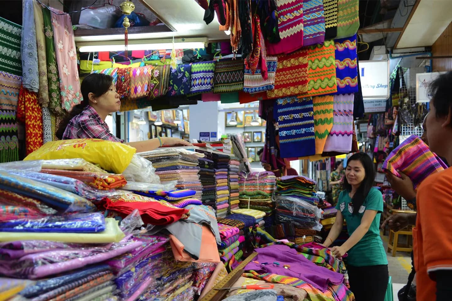 Mercados y compras en Yangon · 2