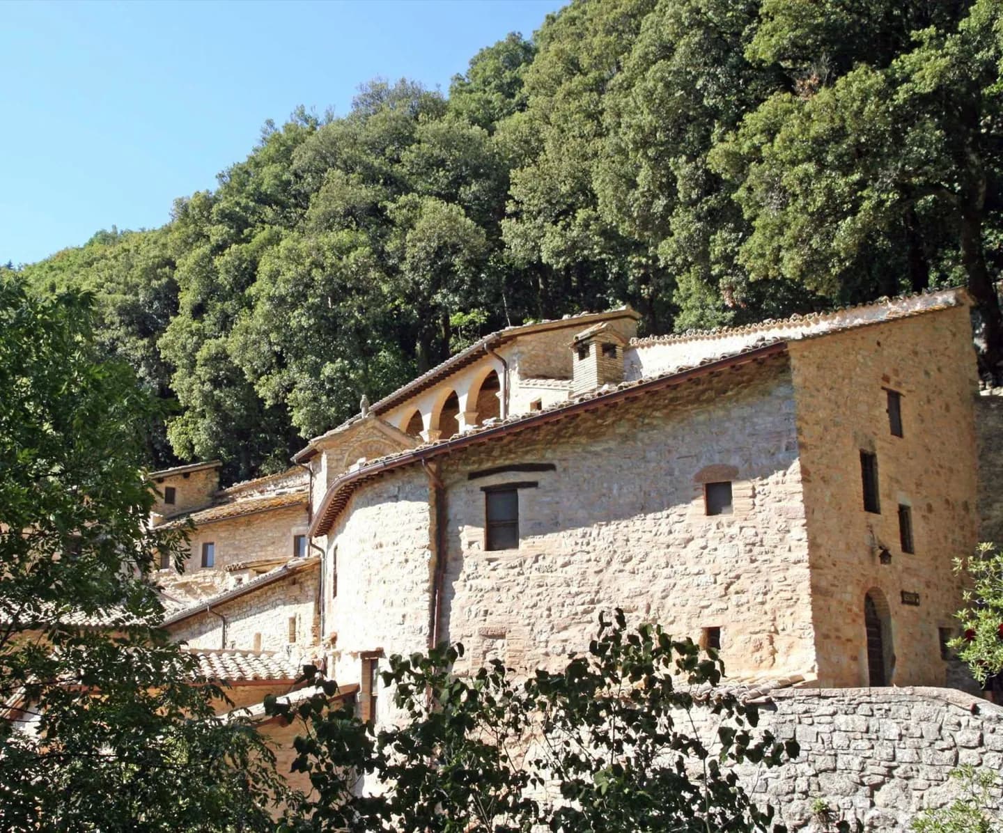 Eremo delle Carceri: retiro en el Monte Subasio