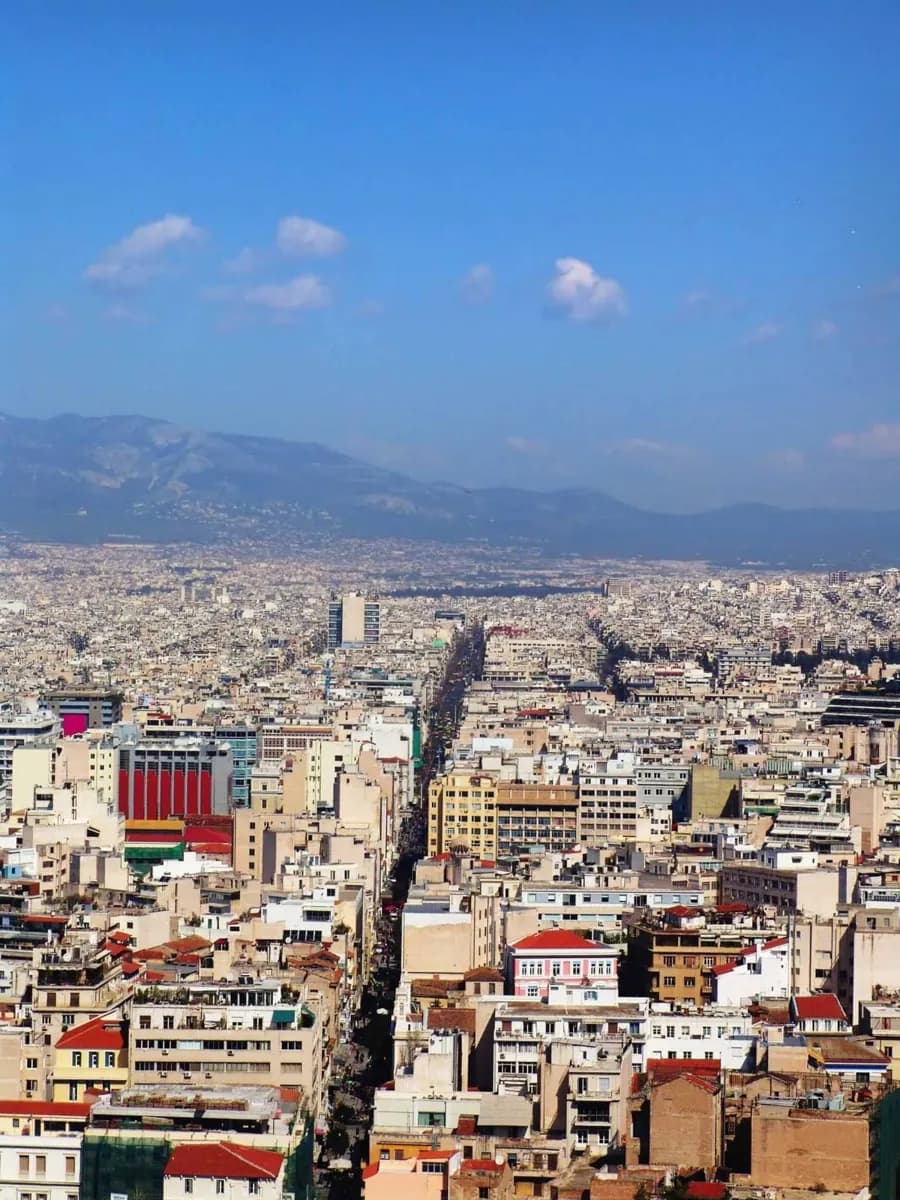 Distritos e Colinas de Atenas