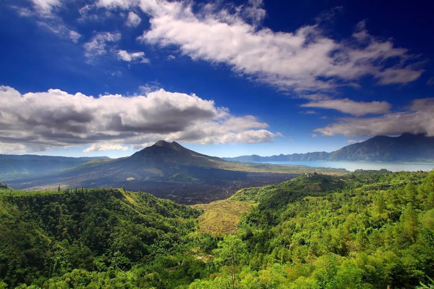 Mount Batur and Lake Batur