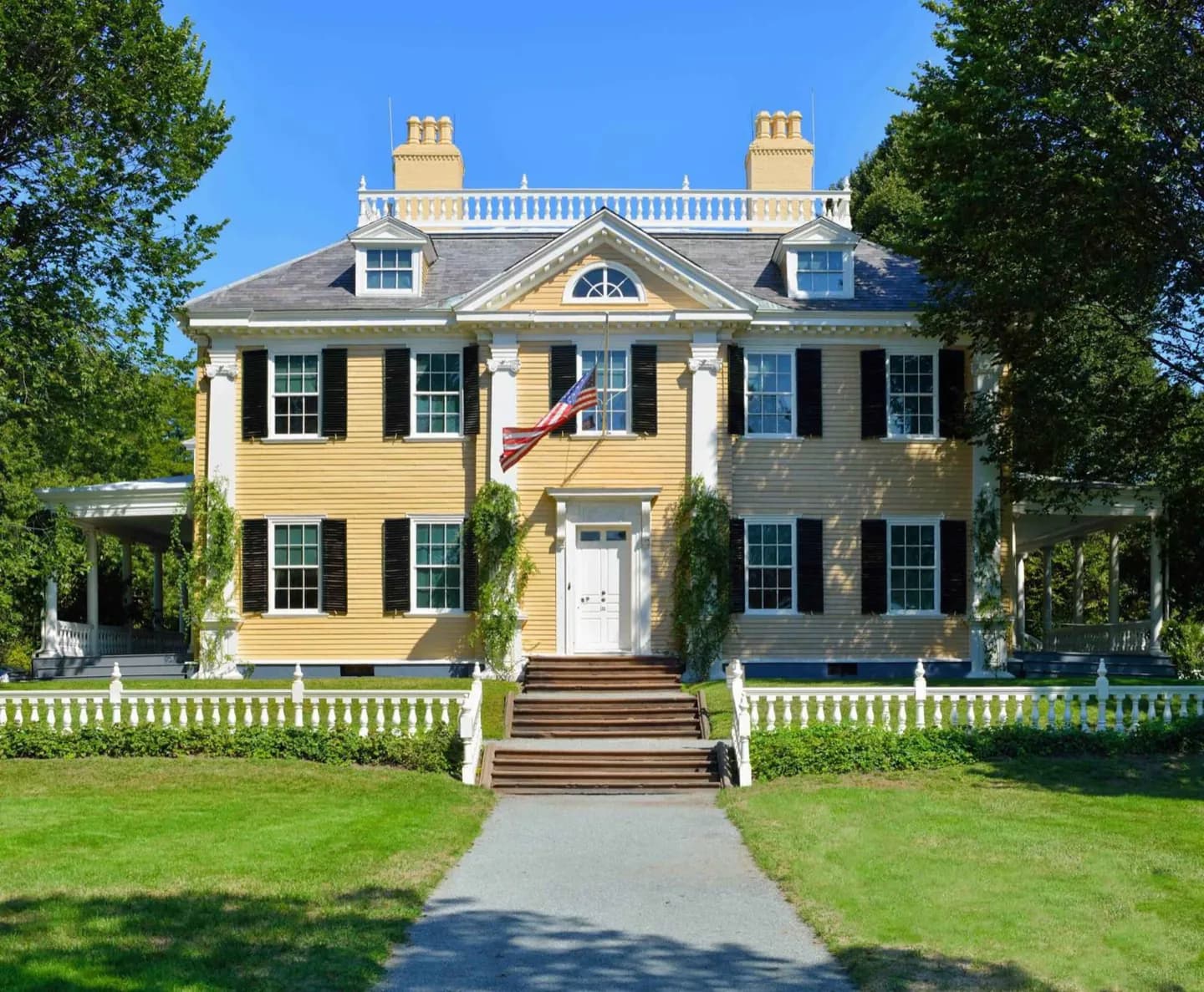 Longfellow House-Hauptquartier von Washington National Historic Site