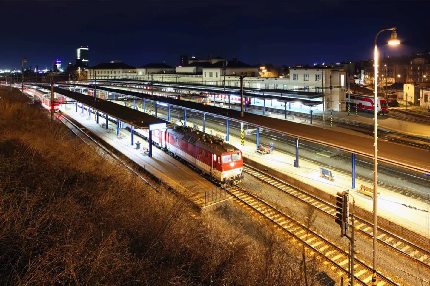 Arrivée en train