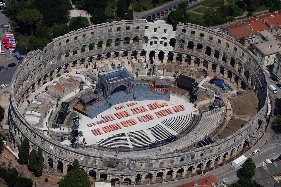 Pula’s Roman Stones and Kaštel