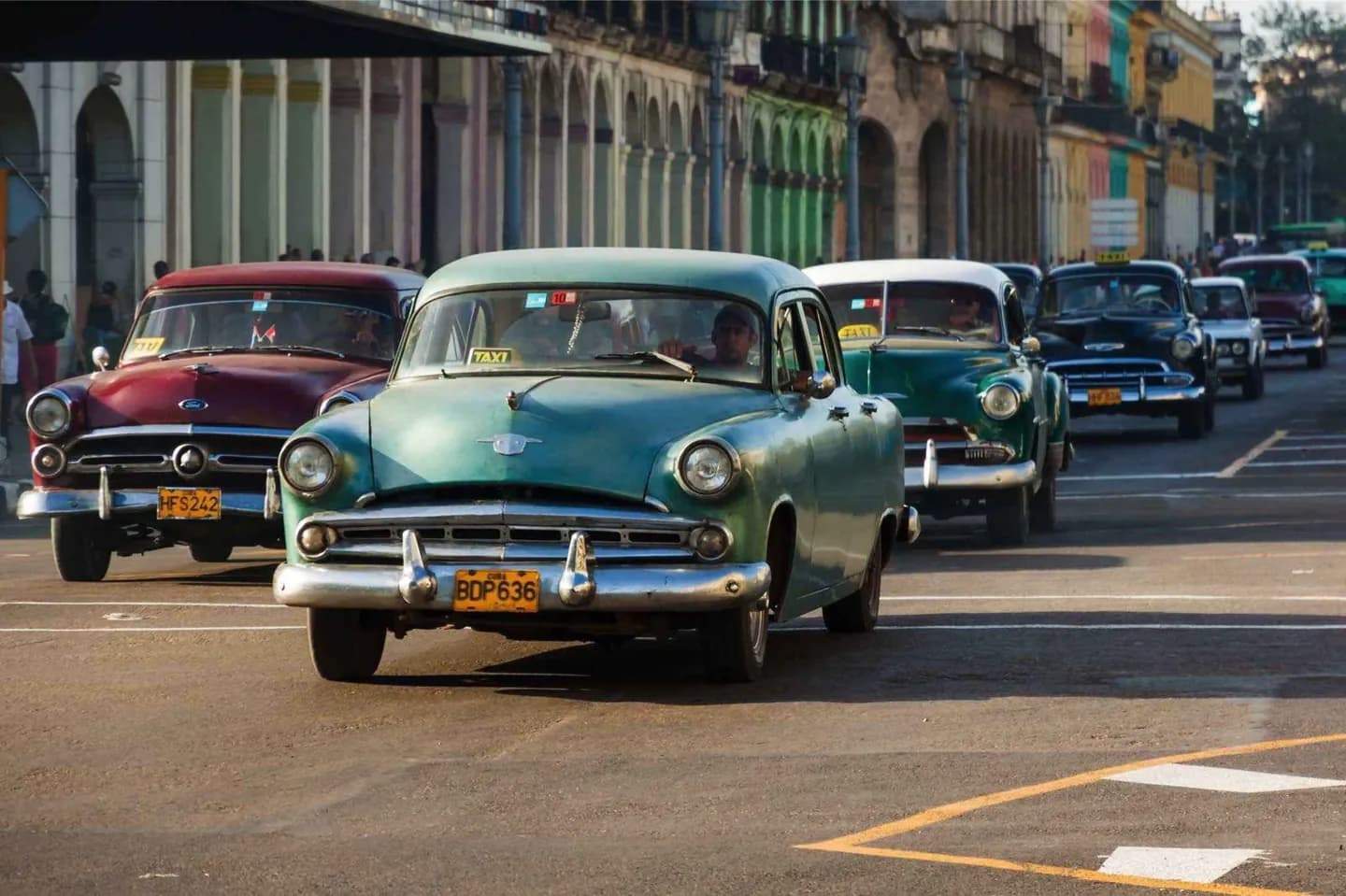 Ankunft in Havanna mit dem Auto