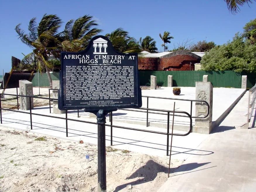 Key West African Cemetery at Higgs Beach