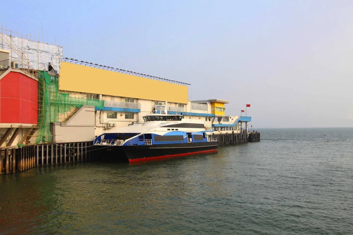 Arriving by ferry