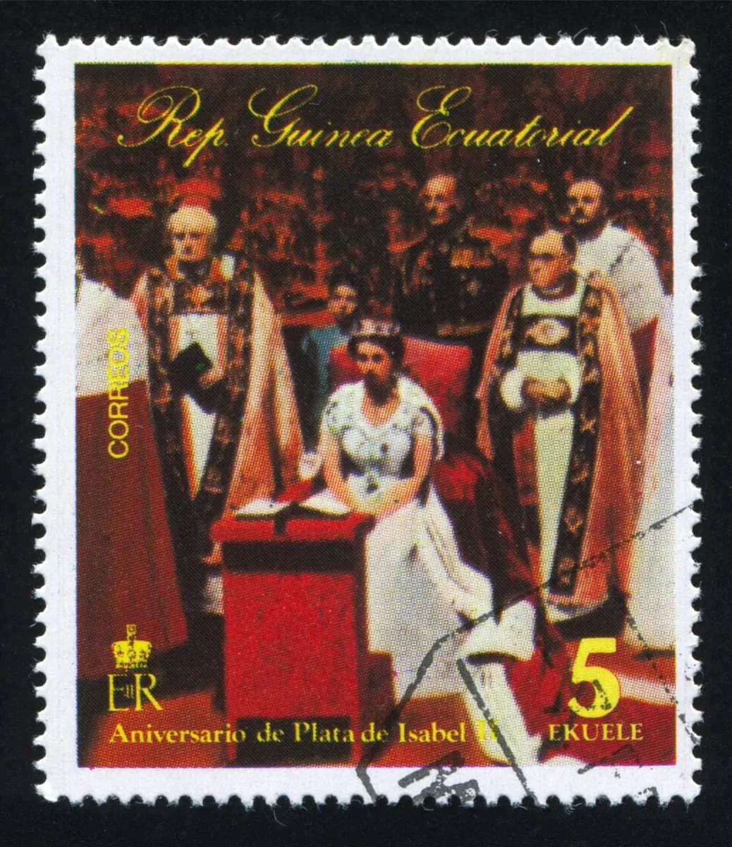As Viagens da Rainha Isabel II Estátua