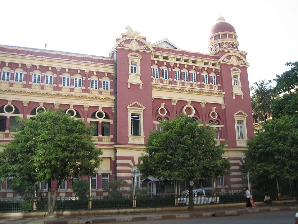 Edificio del Tribunal Superior de la Región de Yangon