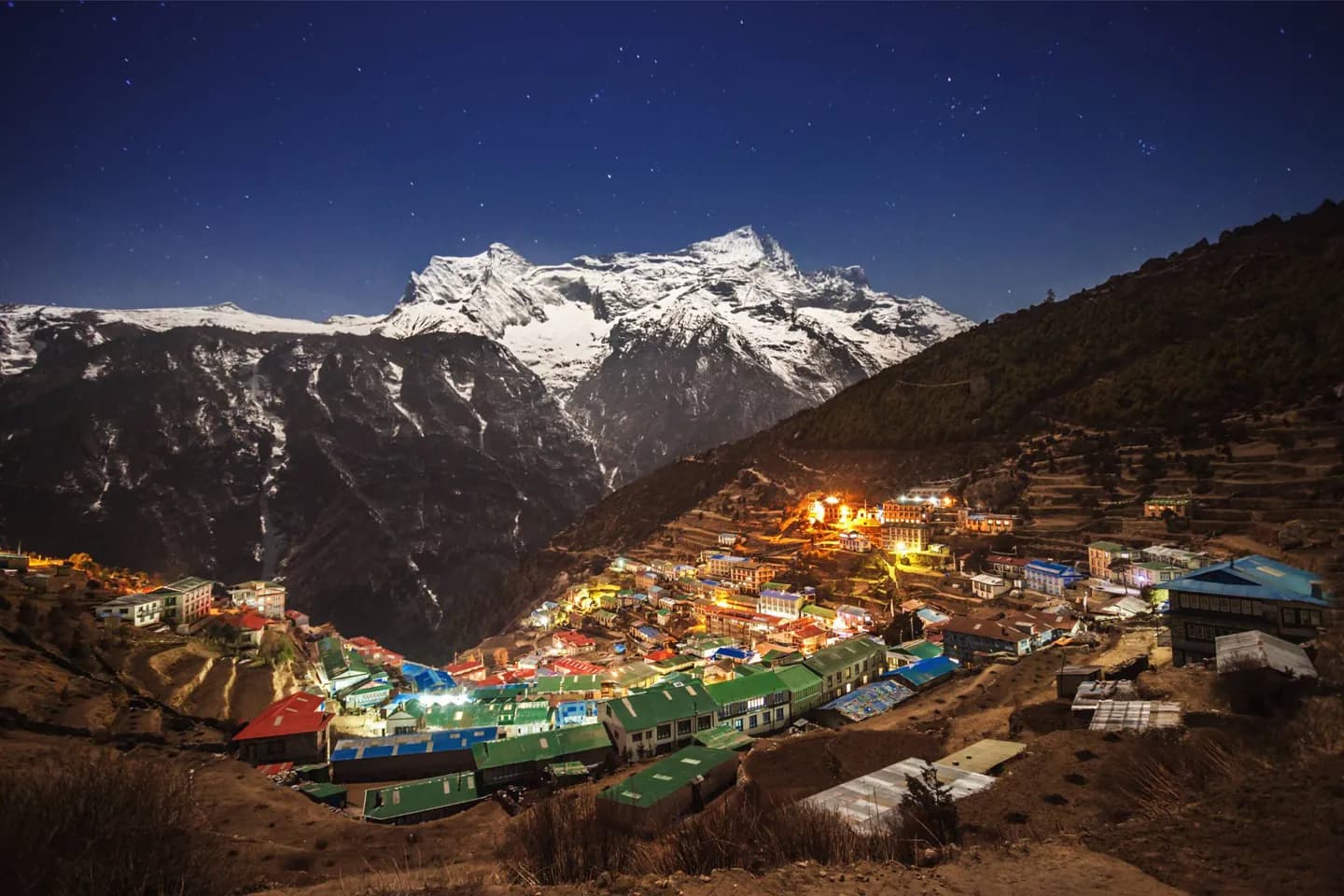 Pianure, colline e montagne del Nepal
