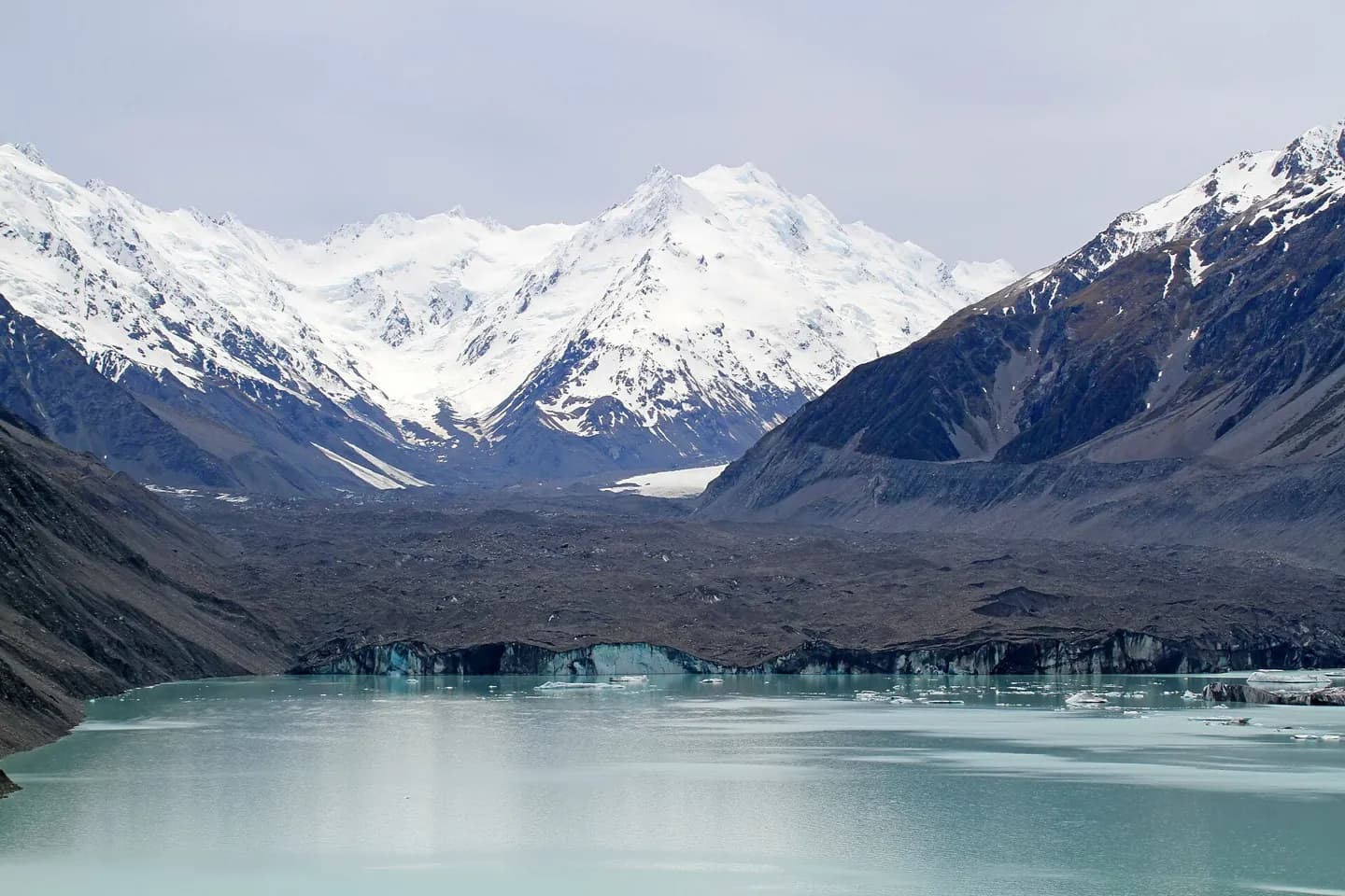 Ausblick auf den Tasman-Gletscher