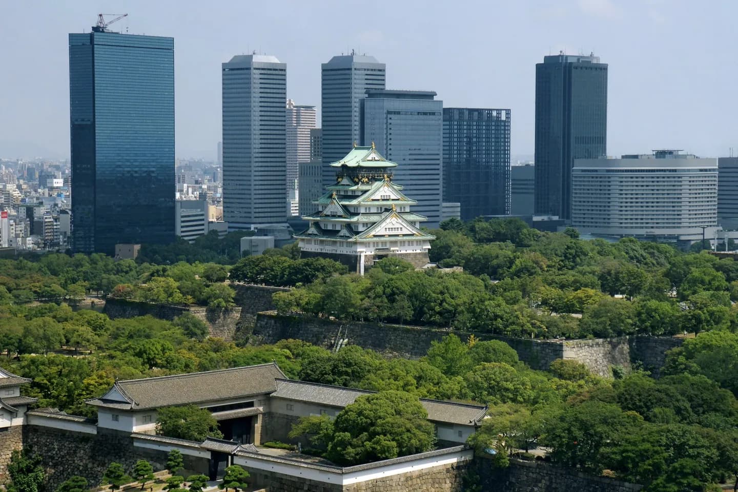 Osaka Castle and South Osaka