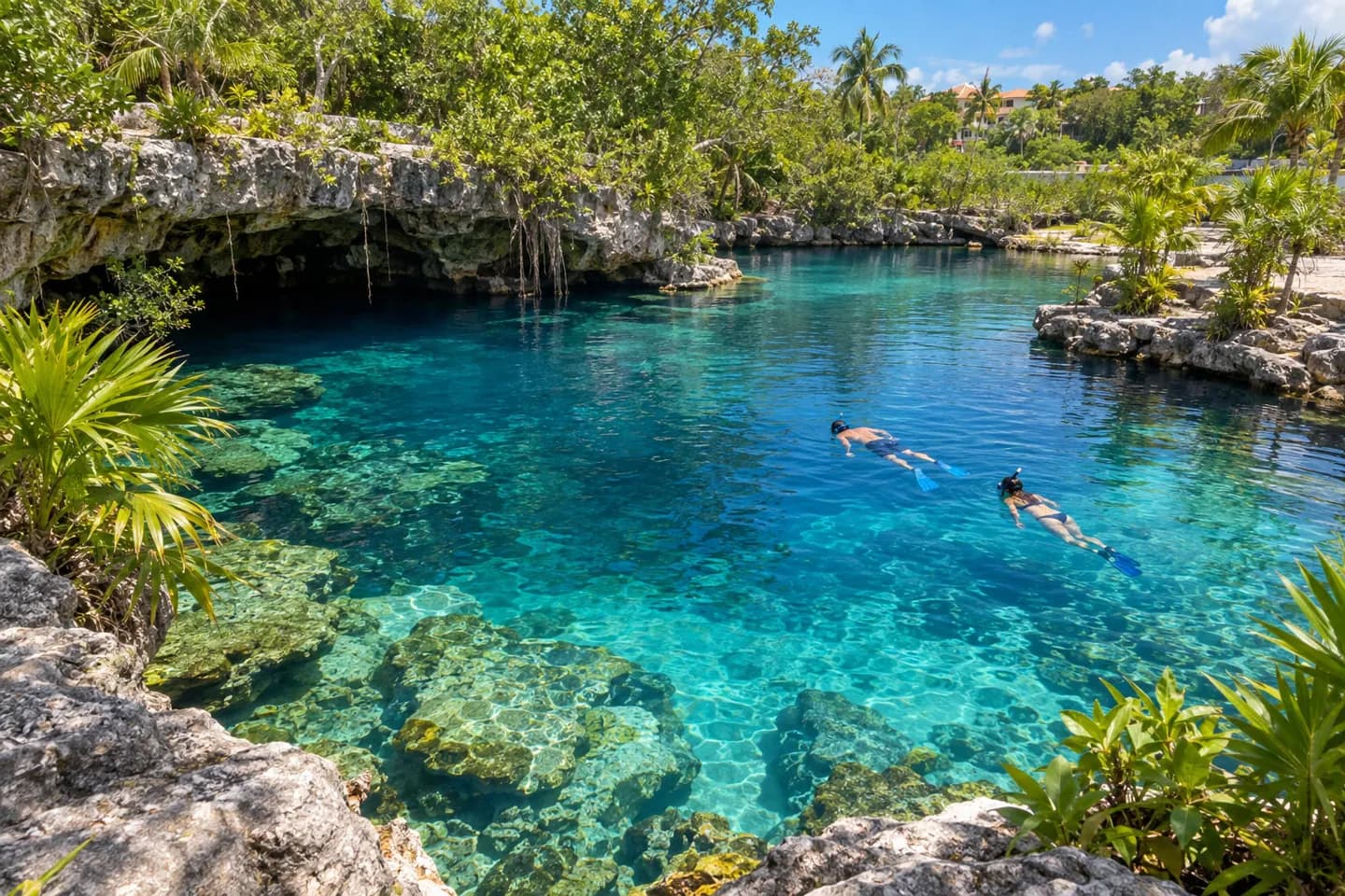 Blaue Cenote (Puerto Aventuras)