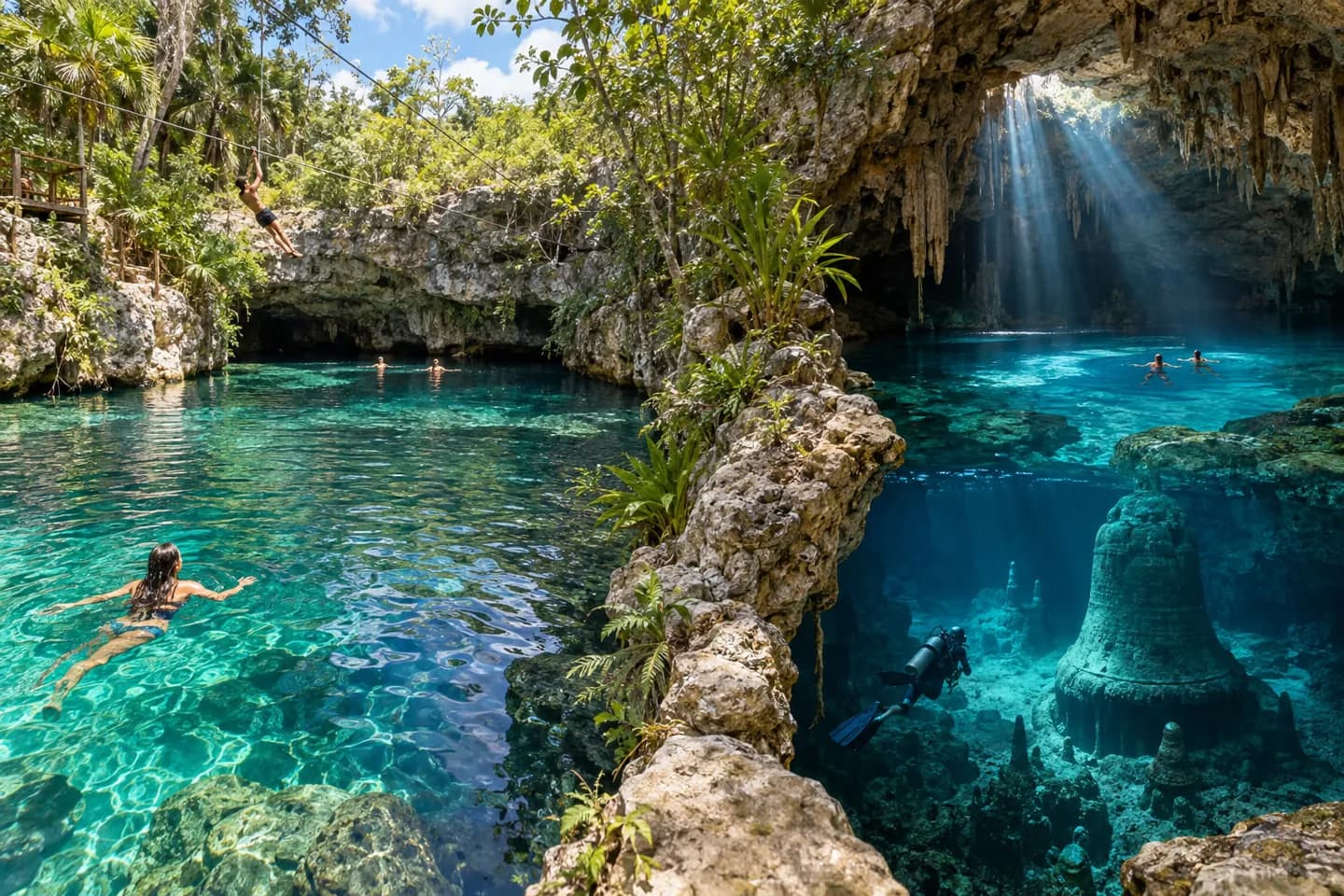 Parque Prehistórico Cenotes Zapote