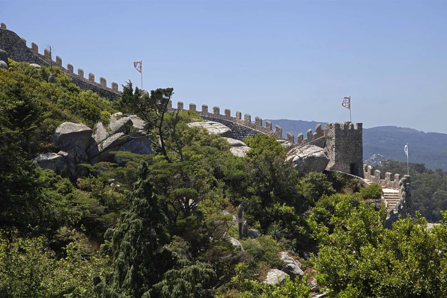 Wie die maurische Burg gebaut wurde