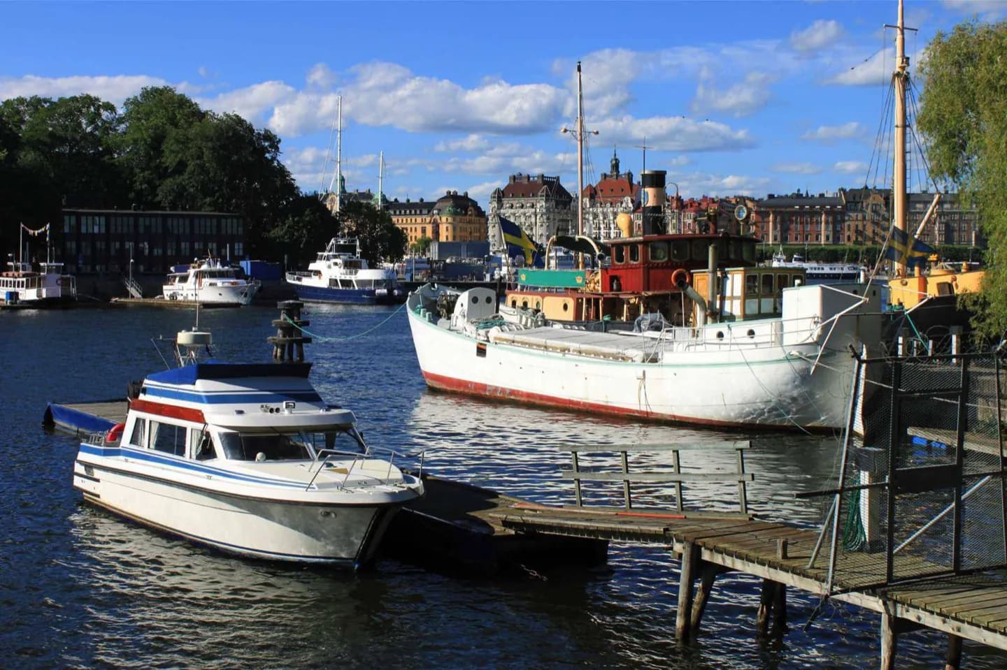 Ankunft in Stockholm mit der Fähre