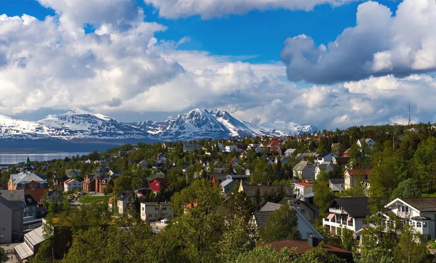 La luz polar de Tromsø