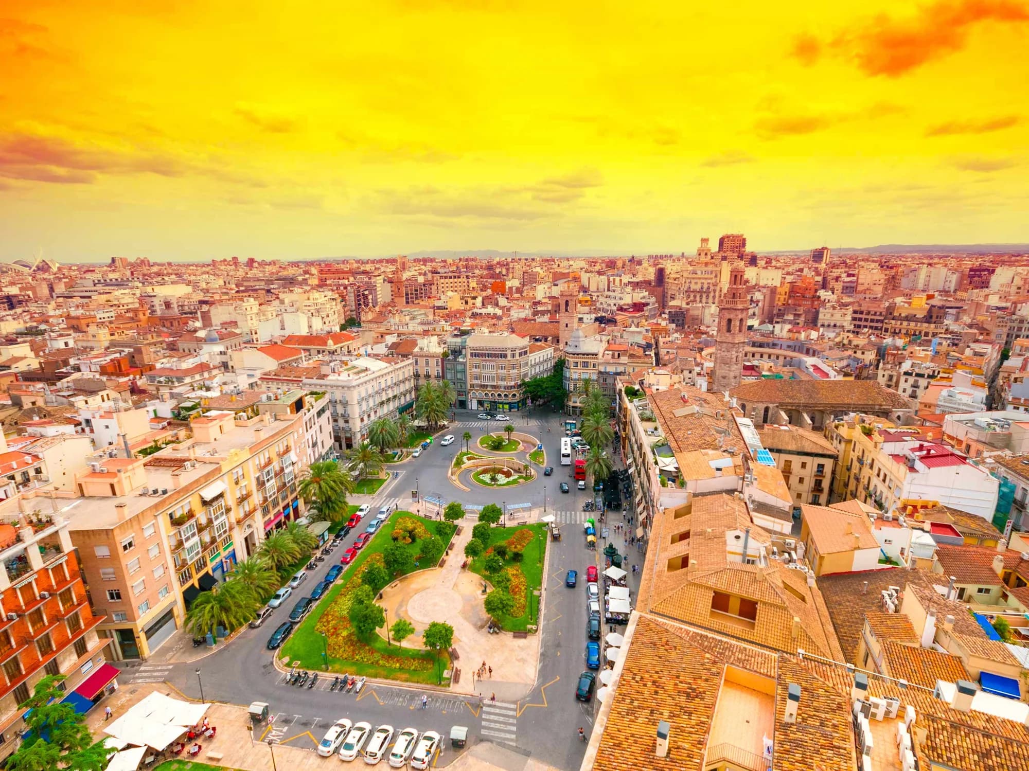 Valencia · the old city in warm Mediterranean light
