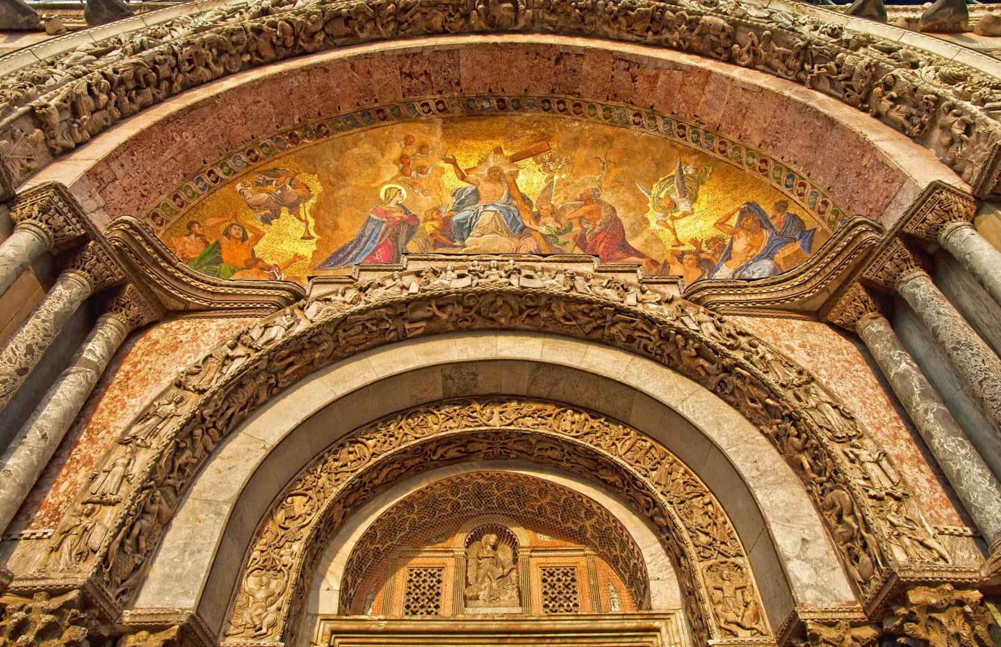Inside St Mark’s Basilica