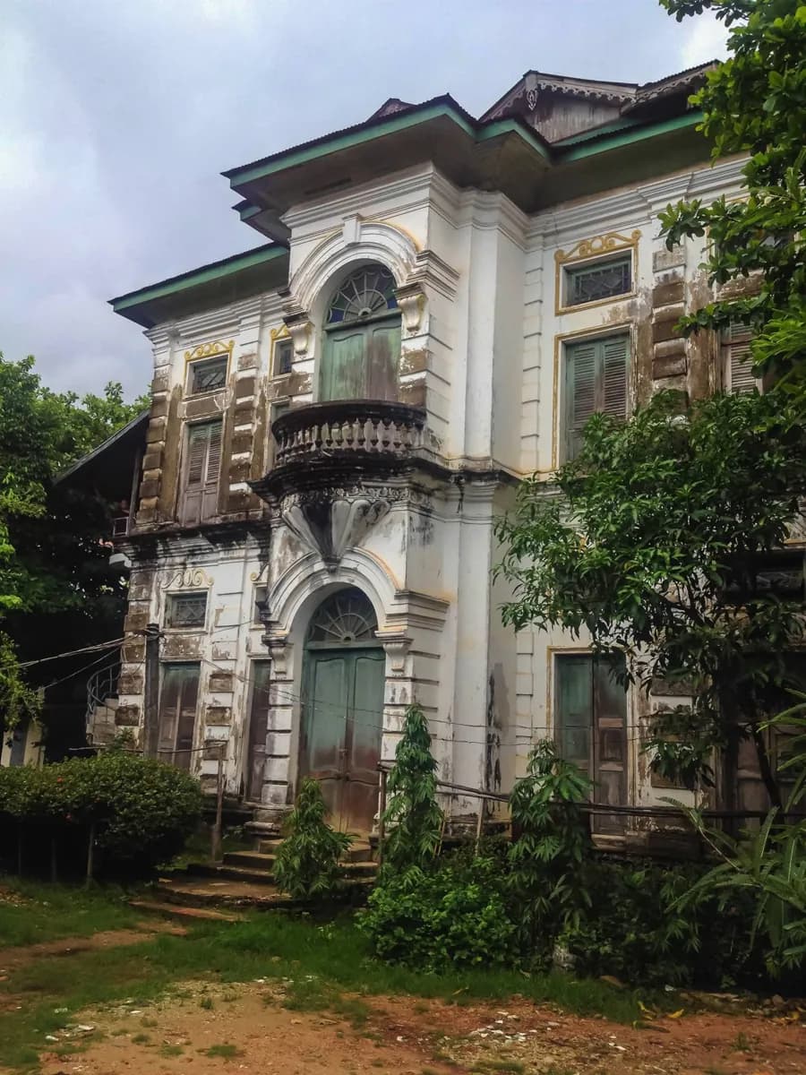 Come è stato costruito il Rangoon coloniale