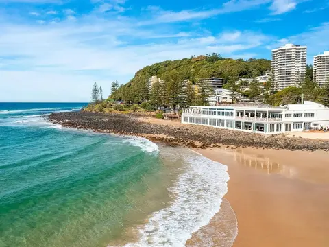 Burleigh beach, headland and Tallebudgera Creek