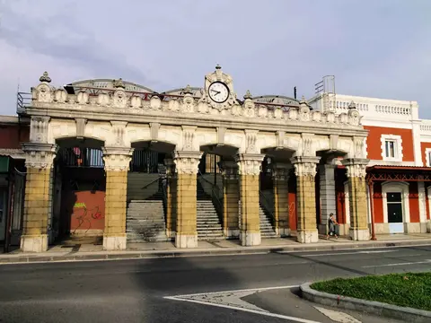 Arriving by train in San Sebastián · 2