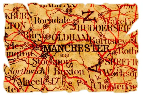 Arriving in Manchester by coach