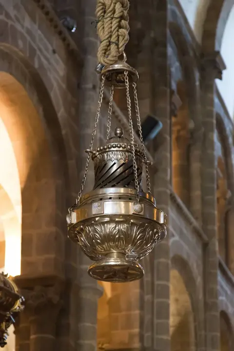 All'interno della Cattedrale di Santiago · 2